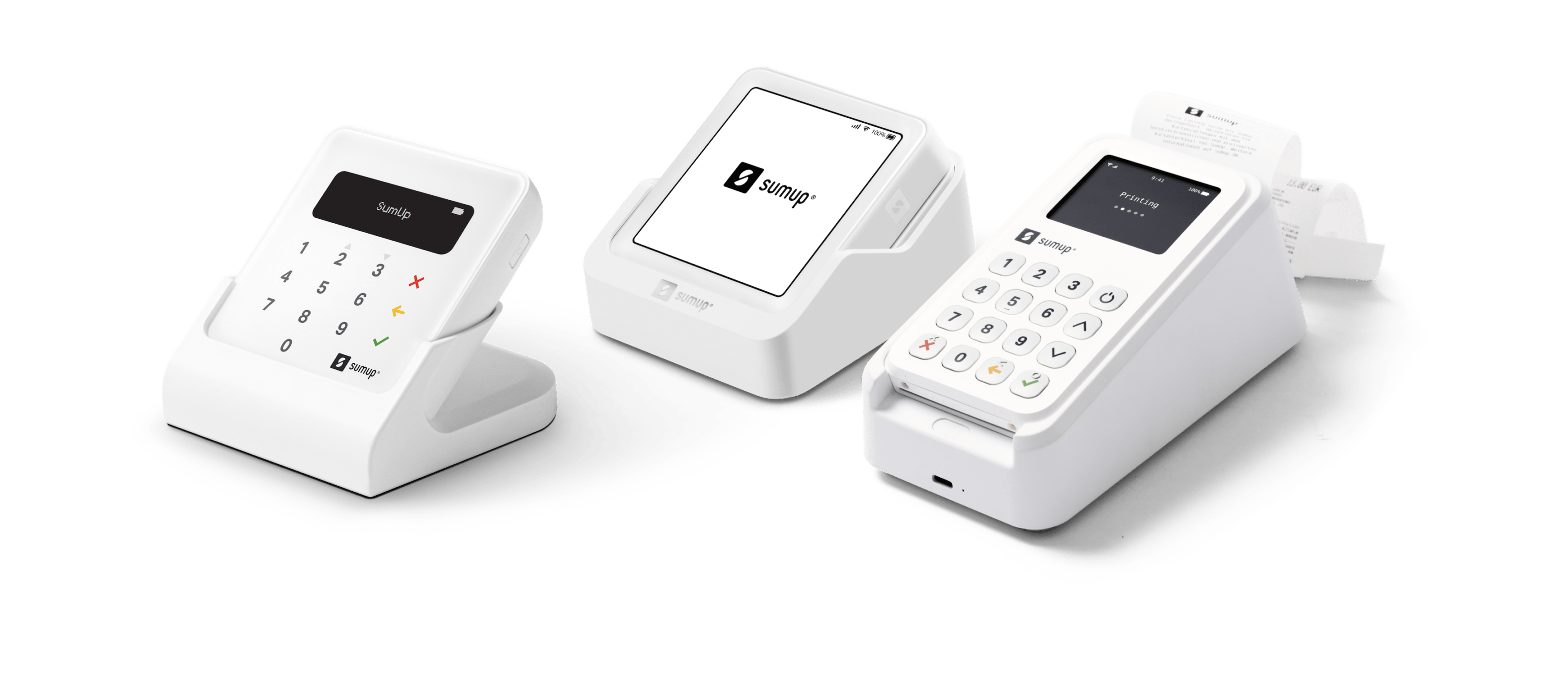 3 SumUp terminaler